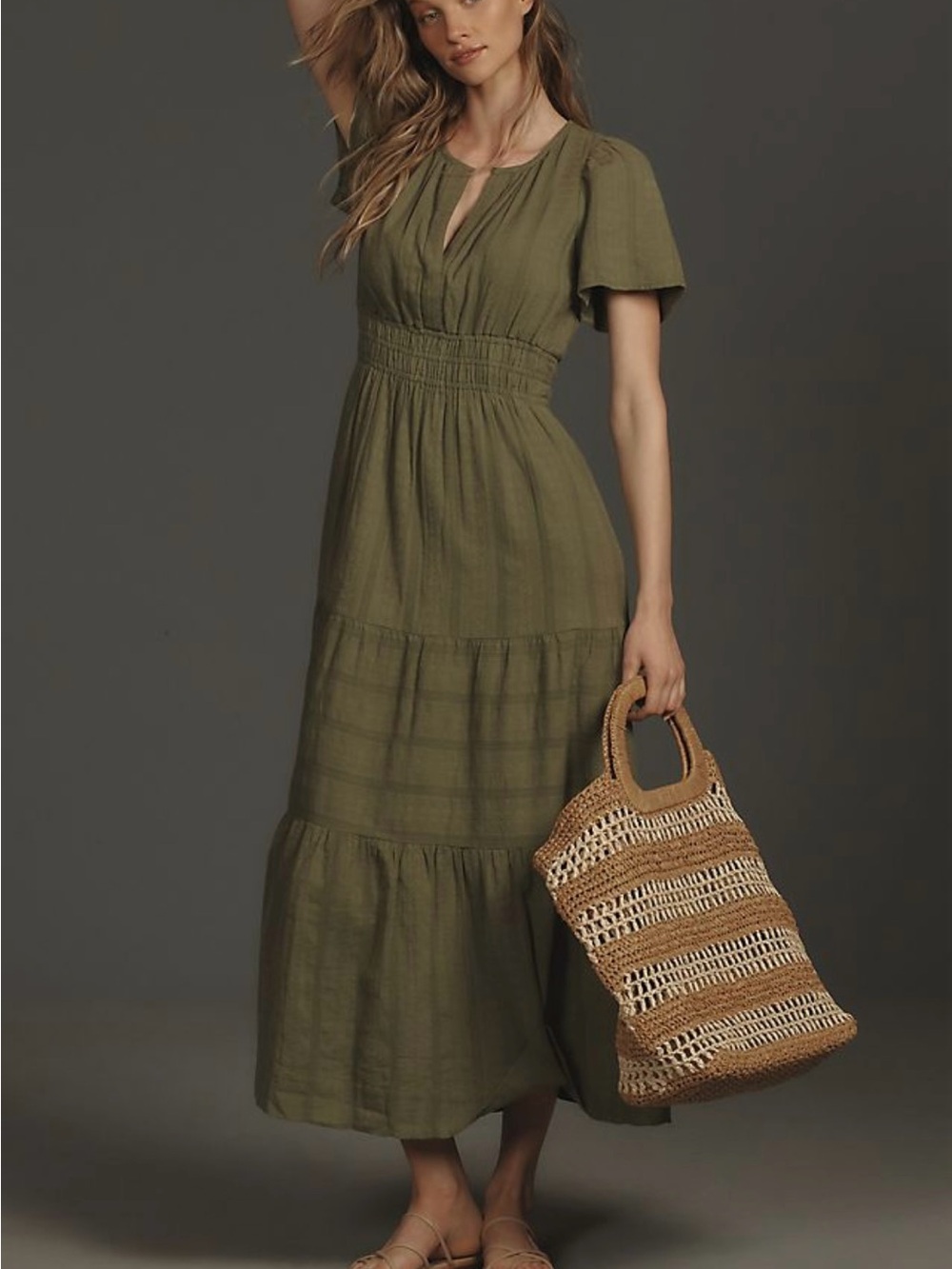 Somerset Maxi Dress - Moss